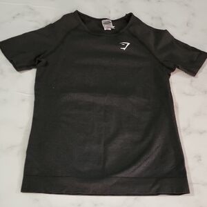 Black Gym T-Shirt Womens Size L